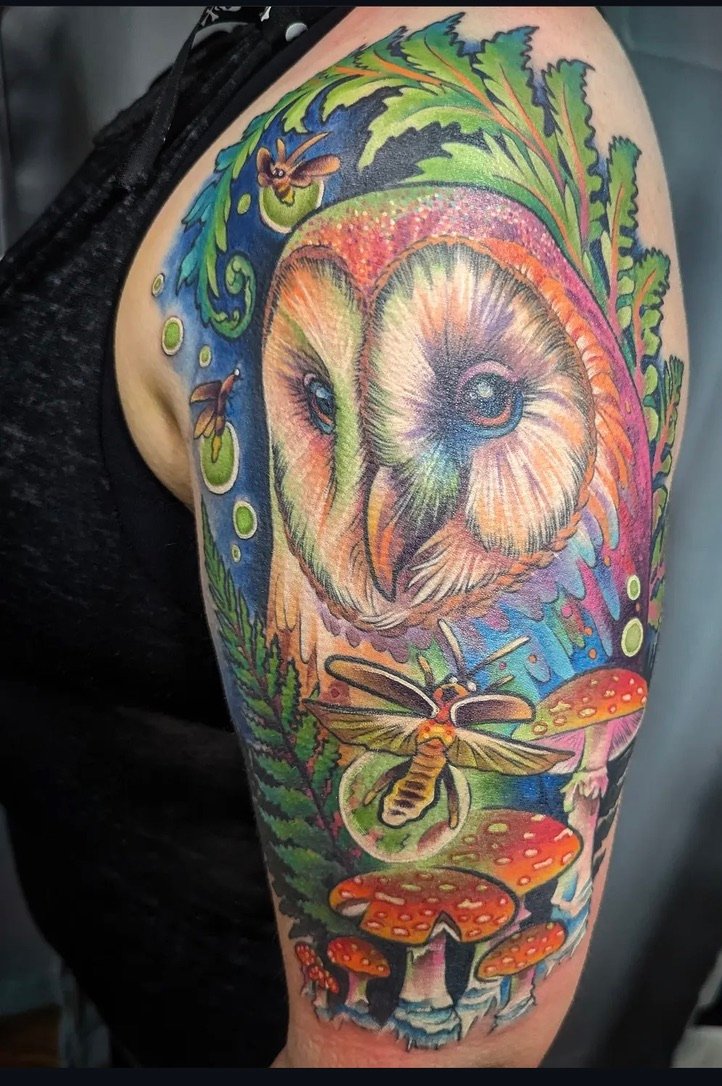 Color tattoo by Devon