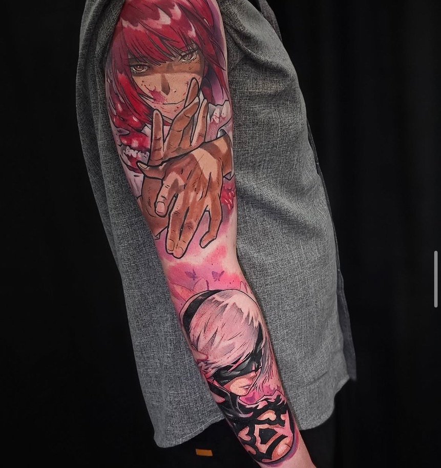 Detailed tattoo artwork by Against the Grain