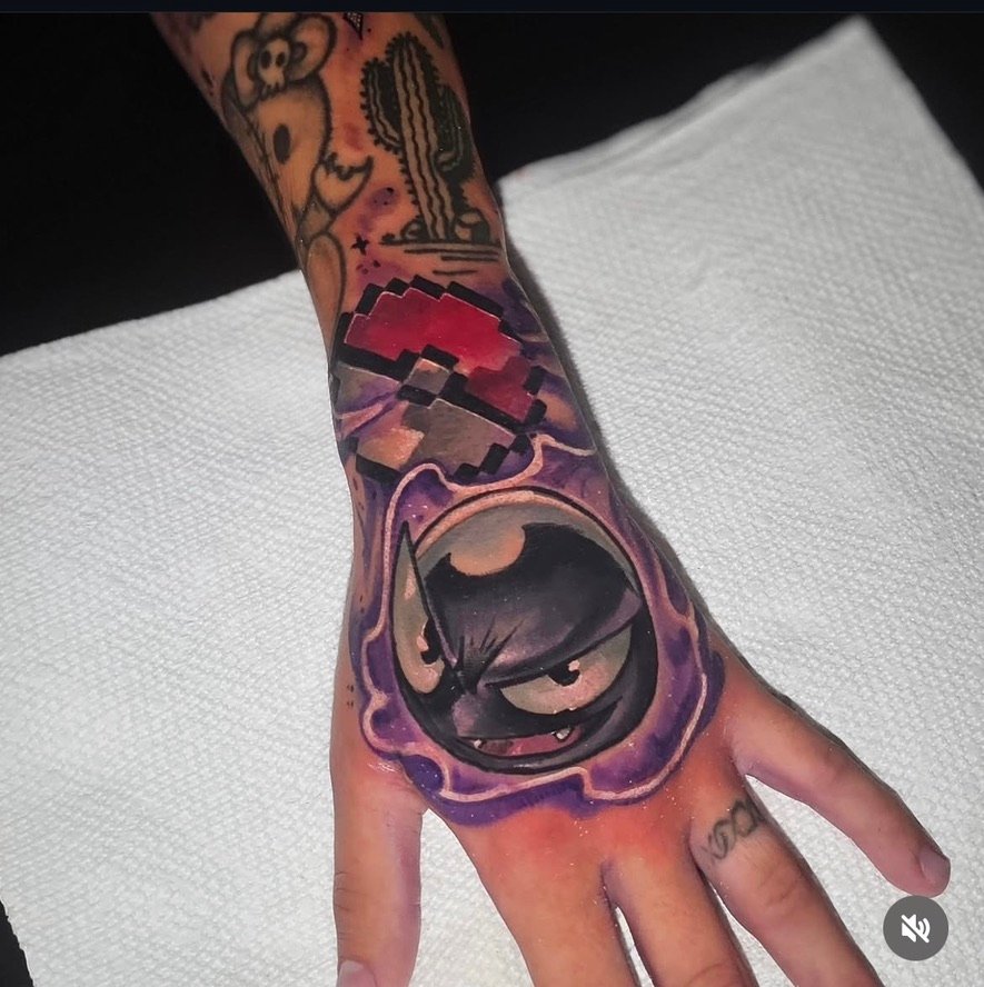 Color tattoo created at Against the Grain in Smyrna