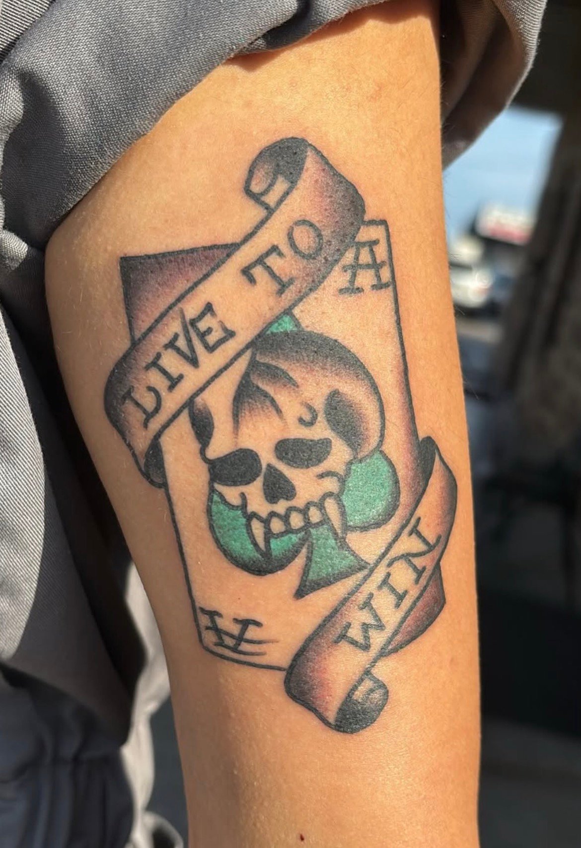 Traditional tattoo by Nick