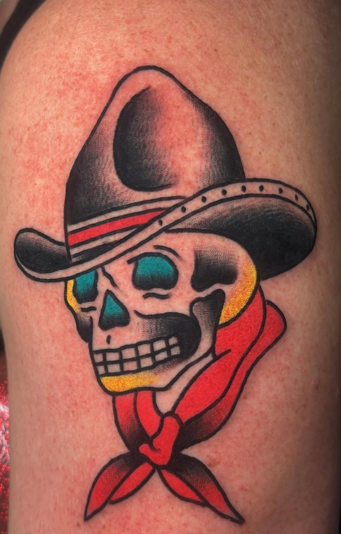Illustrative tattoo by Nick