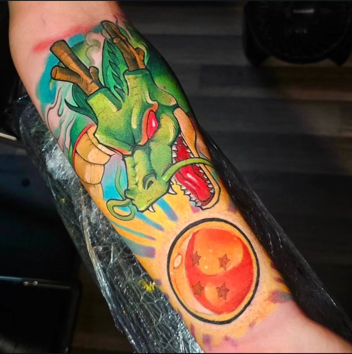 Custom tattoo design at Against the Grain Tattoo Studio